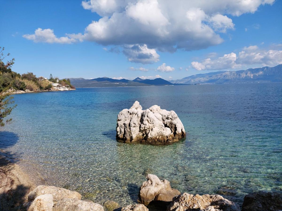 Lefkada Unique Sea View Apartment Nydrí Eksteriør bilde