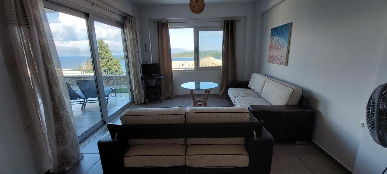 Lefkada Unique Sea View Apartment Nydrí Eksteriør bilde