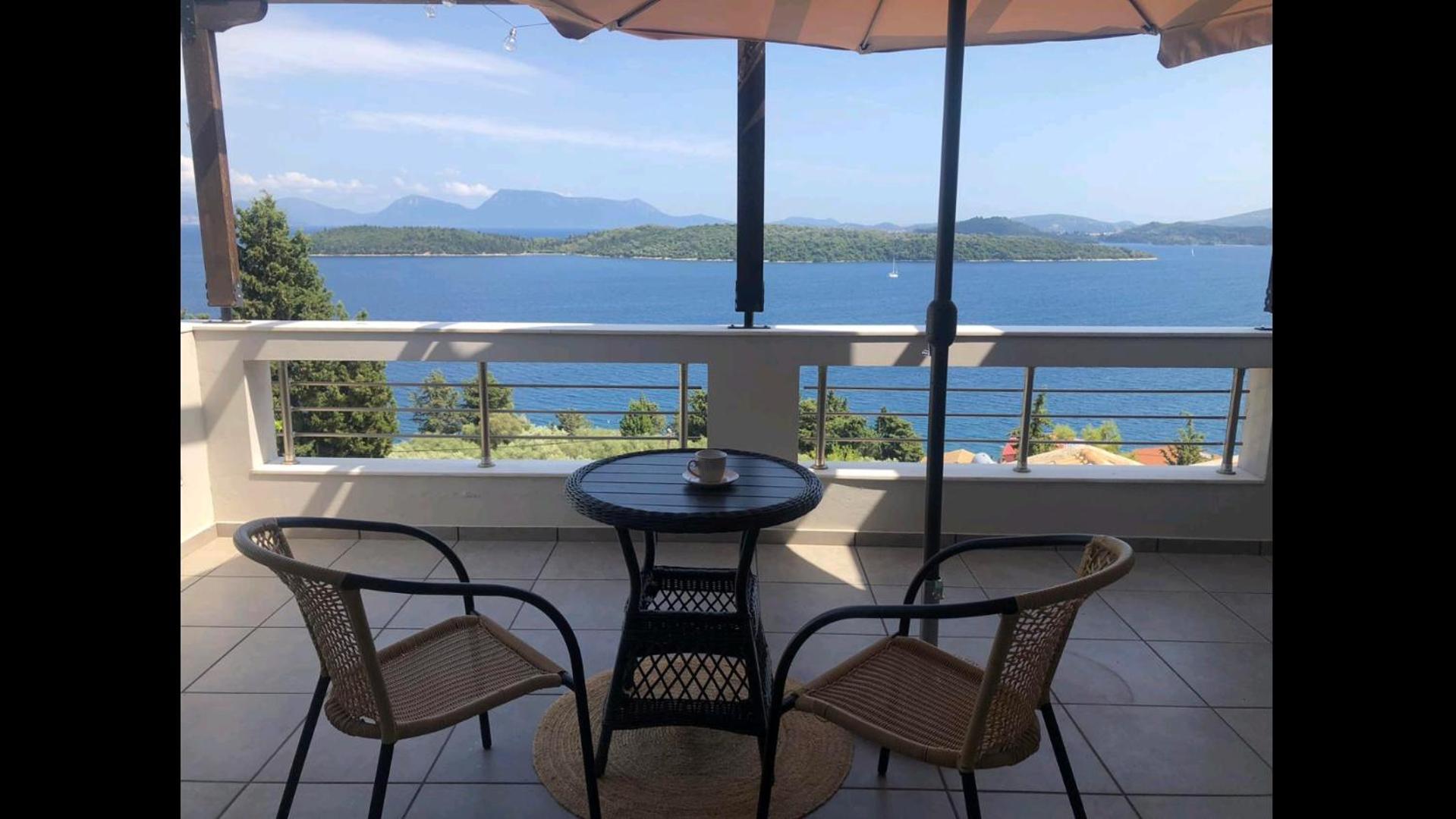 Lefkada Unique Sea View Apartment Nydrí Eksteriør bilde