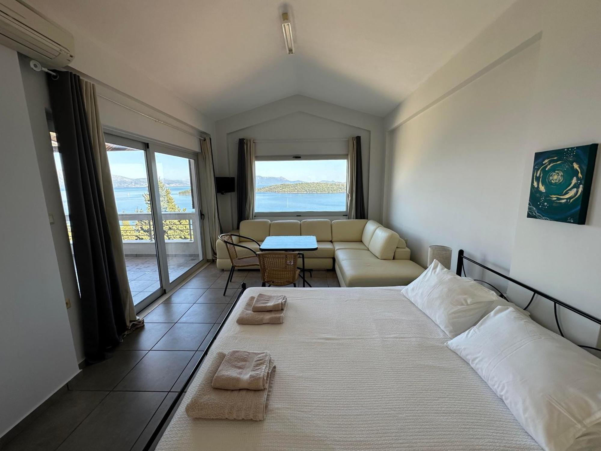 Lefkada Unique Sea View Apartment Nydrí Eksteriør bilde